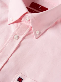 LION OF PORCHES Regular Fit^Camisa regular fit de algodão em cor lisa