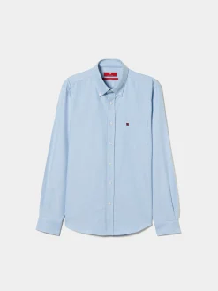 LION OF PORCHES Regular Fit^Camisa regular fit de algodão em cor lisa