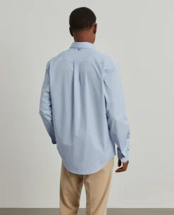 LION OF PORCHES Regular Fit^Camisa regular fit de algodão em cor lisa