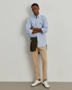 LION OF PORCHES Regular Fit^Camisa regular fit de algodão em cor lisa