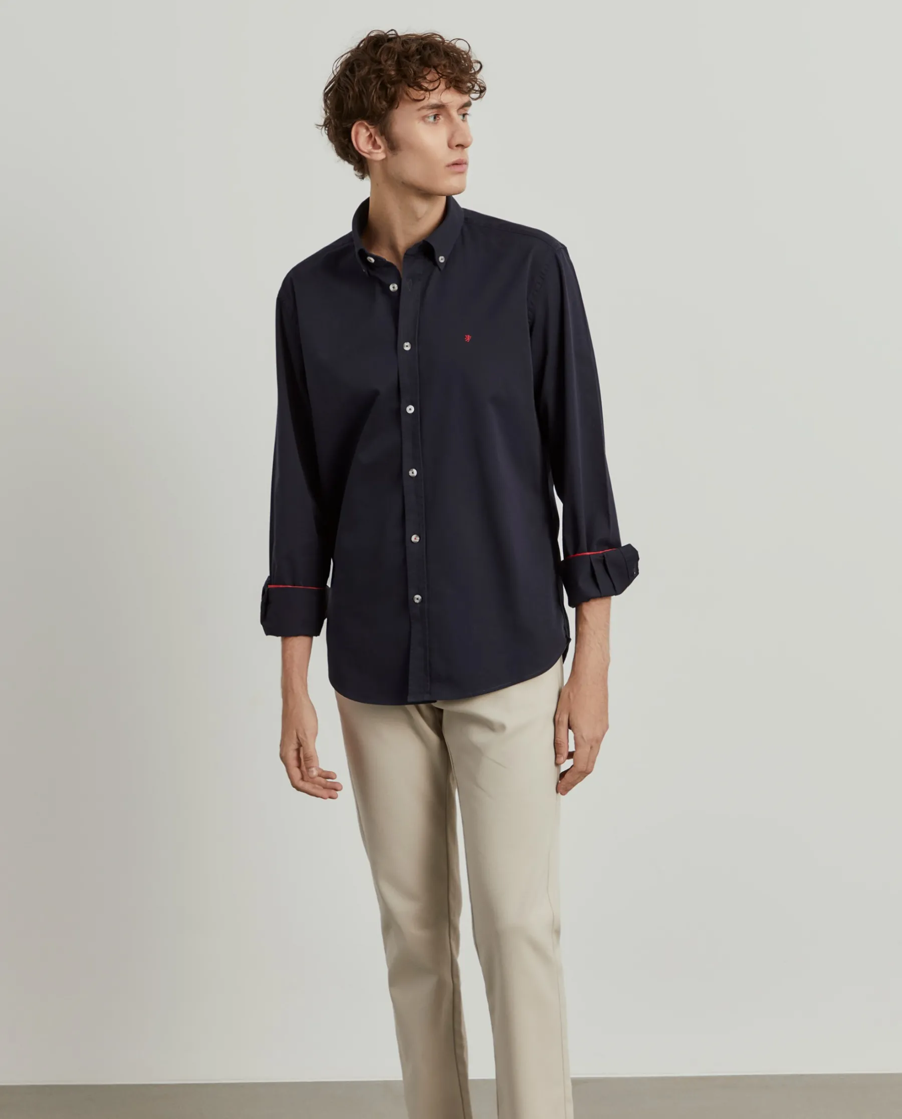 LION OF PORCHES Regular Fit^Camisa regular fit de algodão