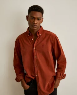 LION OF PORCHES Regular Fit^Camisa regular fit de bombazine