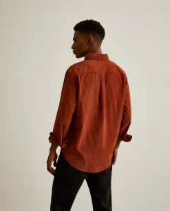 LION OF PORCHES Regular Fit^Camisa regular fit de bombazine