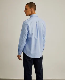 LION OF PORCHES Regular Fit^Camisa regular fit em tecido oxford