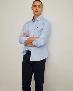 LION OF PORCHES Regular Fit^Camisa regular fit em tecido oxford