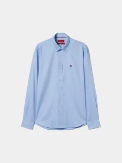 LION OF PORCHES Regular Fit^Camisa regular fit em tecido oxford