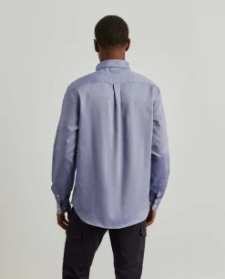 LION OF PORCHES Regular Fit^Camisa regular fit em tecido oxford