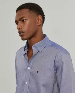 LION OF PORCHES Regular Fit^Camisa regular fit em tecido oxford