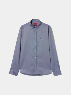 LION OF PORCHES Regular Fit^Camisa regular fit em tecido oxford