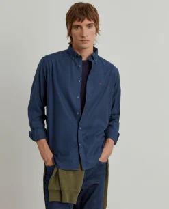 LION OF PORCHES Regular Fit^Camisa regular fit flanela