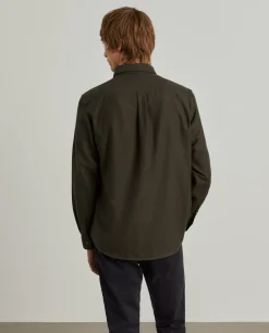 LION OF PORCHES Regular Fit^Camisa regular fit flanela