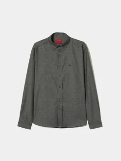 LION OF PORCHES Regular Fit^Camisa regular fit flanela
