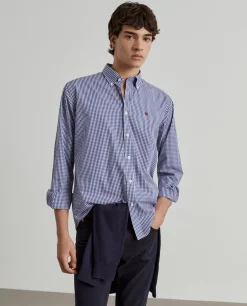 LION OF PORCHES Regular Fit^Camisa regular fit quadrados