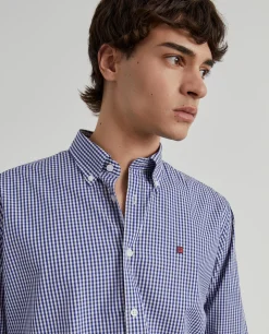 LION OF PORCHES Regular Fit^Camisa regular fit quadrados