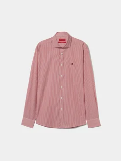 LION OF PORCHES Regular Fit^Camisa regular fit às riscas