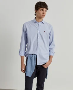 LION OF PORCHES Regular Fit^Camisa regular fit às riscas