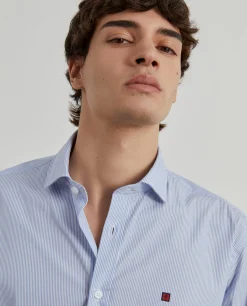 LION OF PORCHES Regular Fit^Camisa regular fit às riscas