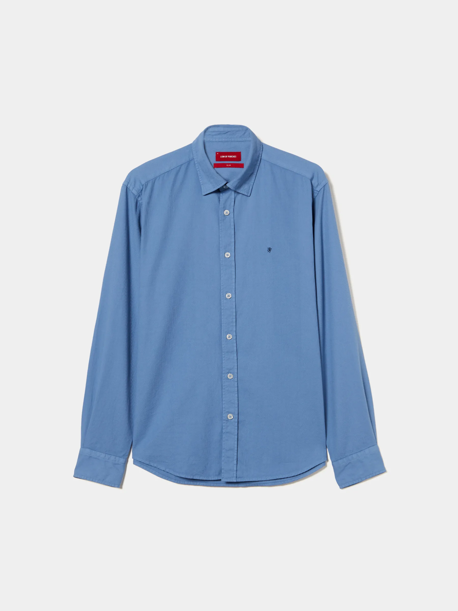 LION OF PORCHES Slim Fit^Camisa slim fit algodão garment dye