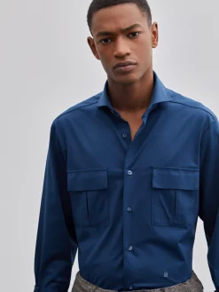 LION OF PORCHES Slim Fit^Camisa slim fit com bolsos