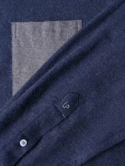 LION OF PORCHES Slim Fit^Camisa slim fit com bolso em contraste