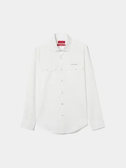 LION OF PORCHES Slim Fit^Camisa slim fit com bolsos garment dye