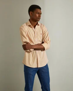 LION OF PORCHES Slim Fit^Camisa slim fit com padrão de riscas