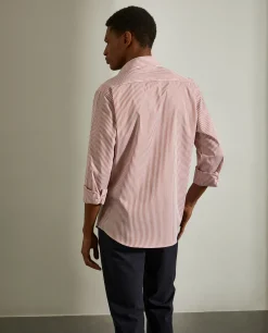 LION OF PORCHES Slim Fit^Camisa slim fit com padrão de riscas