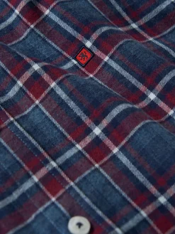 LION OF PORCHES Slim Fit^Camisa slim fit com padrão de xadrez