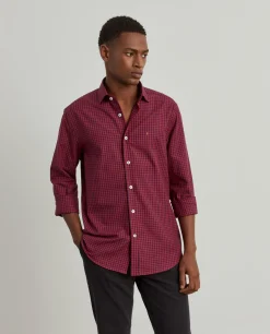 LION OF PORCHES Slim Fit^Camisa slim fit com padrão de quadrados