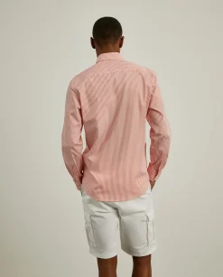 LION OF PORCHES Slim Fit^Camisa slim fit com padrão de riscas