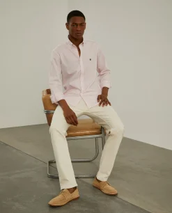 LION OF PORCHES Slim Fit^Camisa slim fit com padrão de riscas