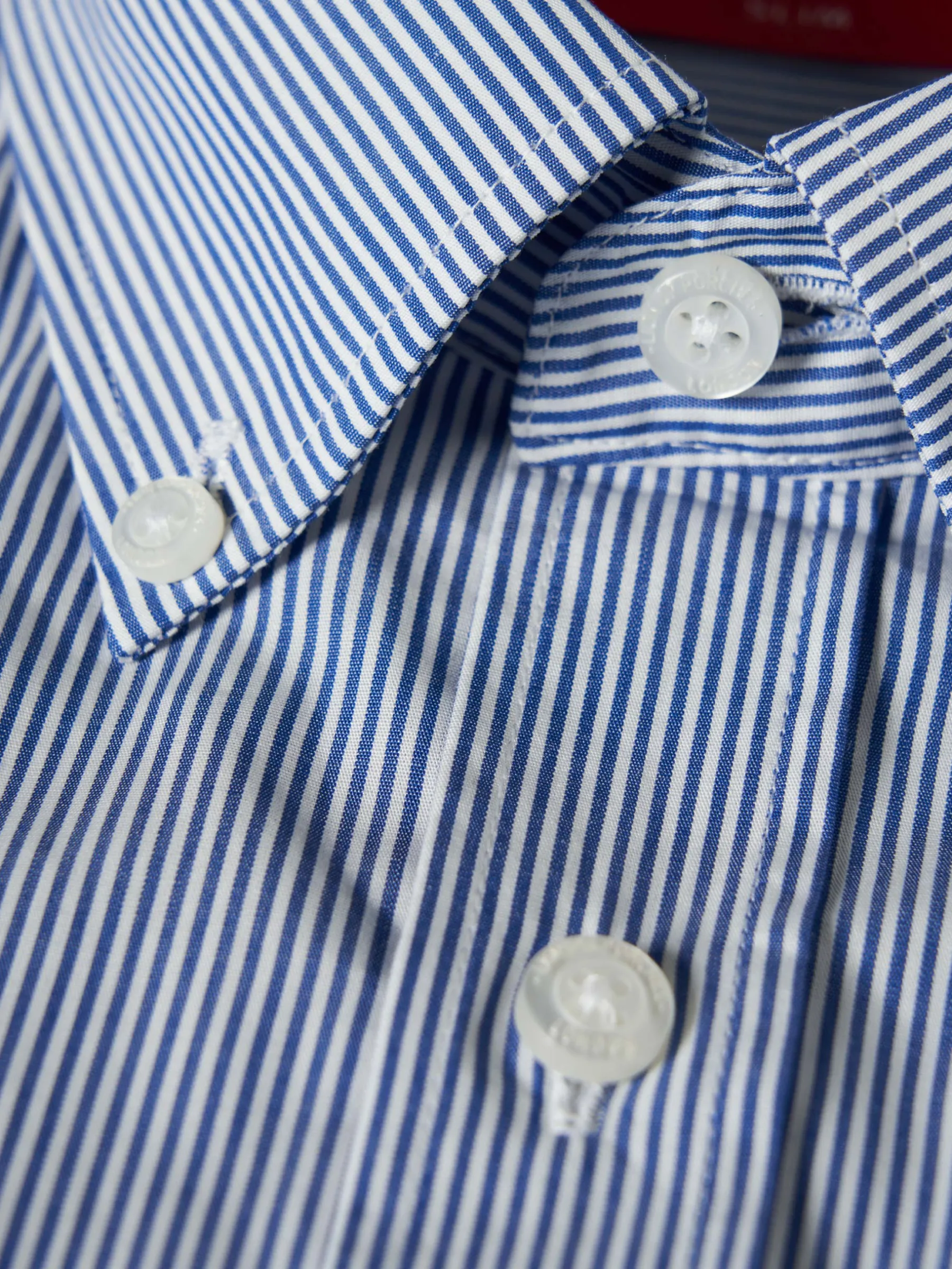 LION OF PORCHES Slim Fit^Camisa slim fit de algodão às riscas