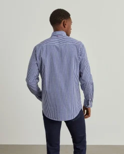 LION OF PORCHES Slim Fit^Camisa slim fit de algodão em cor lisa