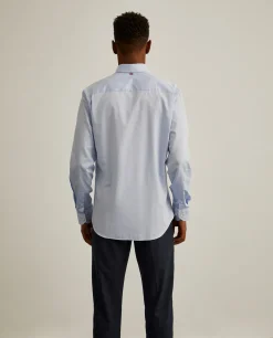 LION OF PORCHES Slim Fit^Camisa slim fit de algodão em cor lisa