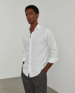 LION OF PORCHES Slim Fit^Camisa slim fit de algodão