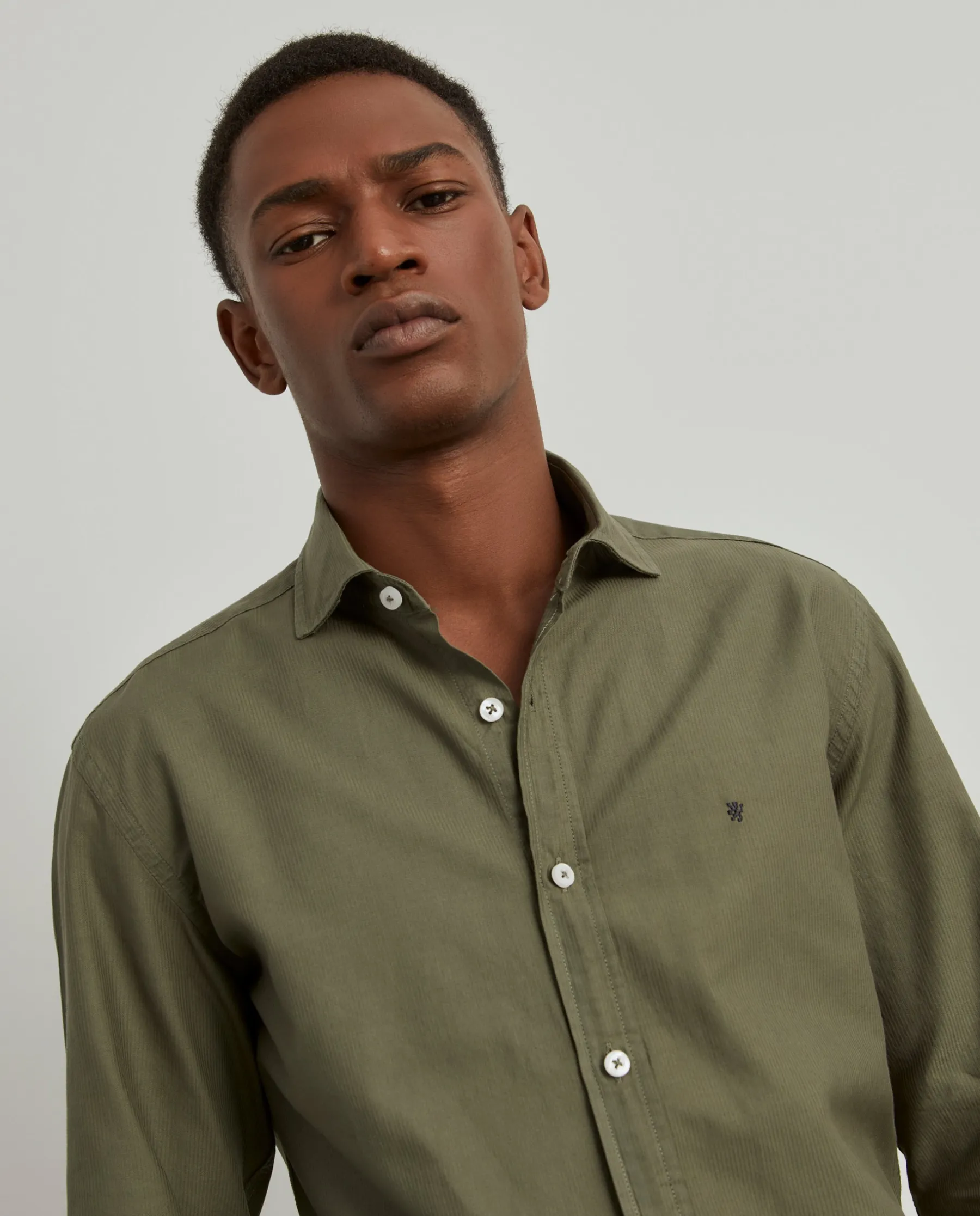 LION OF PORCHES Slim Fit^Camisa slim fit de algodão