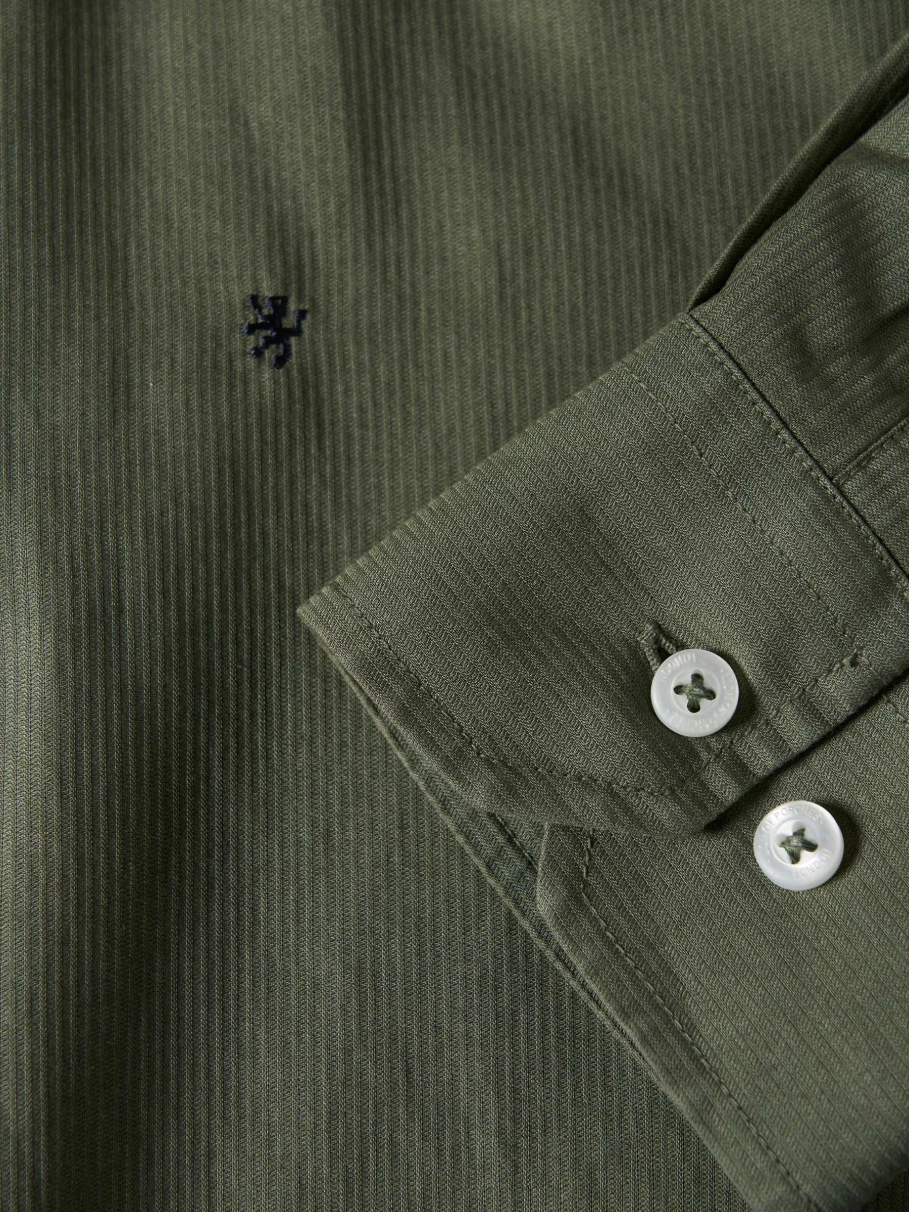 LION OF PORCHES Slim Fit^Camisa slim fit de algodão