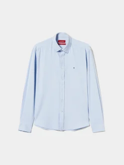 LION OF PORCHES Slim Fit^Camisa slim fit de algodão garment dye