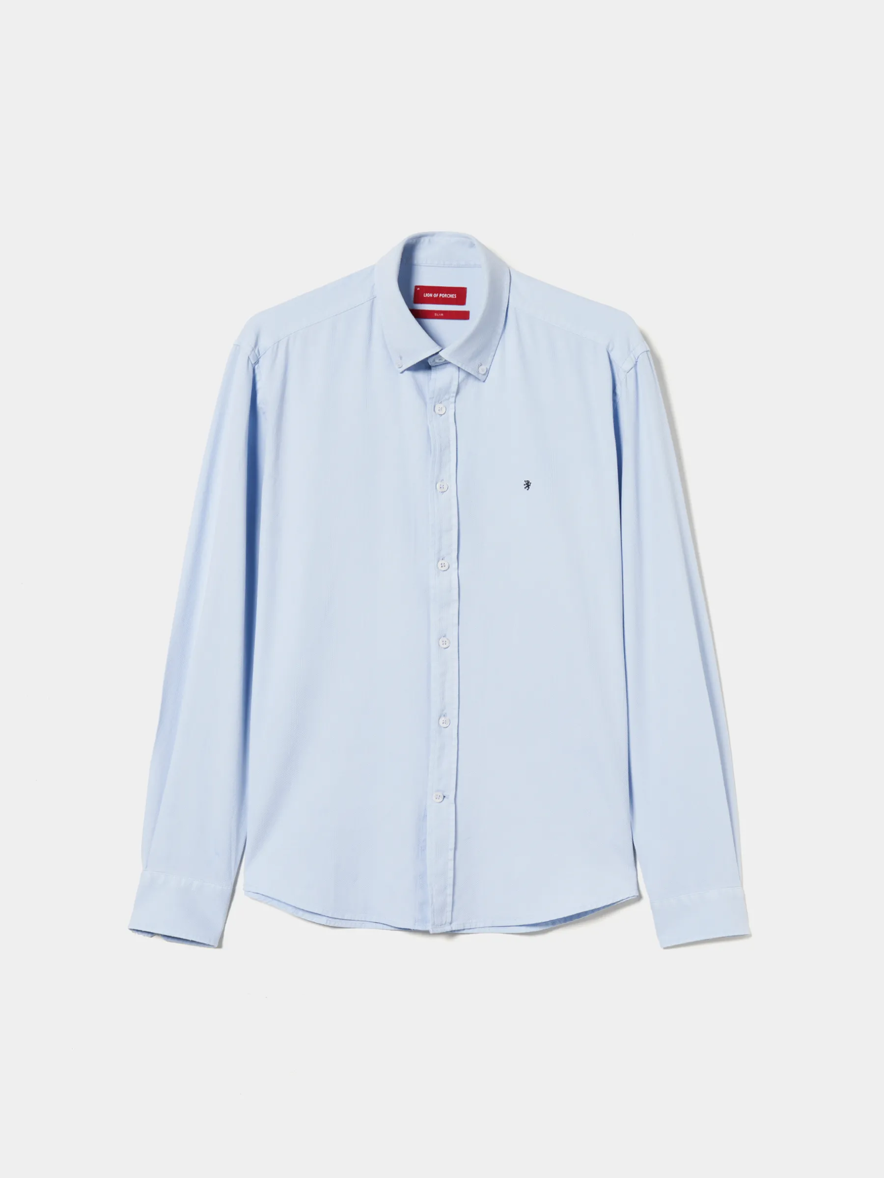 LION OF PORCHES Slim Fit^Camisa slim fit de algodão garment dye