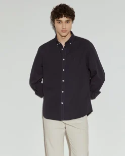LION OF PORCHES Slim Fit^Camisa slim fit de algodão garment dye