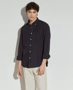 LION OF PORCHES Slim Fit^Camisa slim fit de algodão garment dye