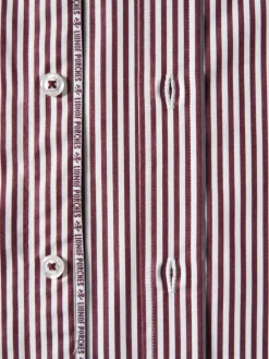 LION OF PORCHES Slim Fit^Camisa slim fit de algodão às riscas