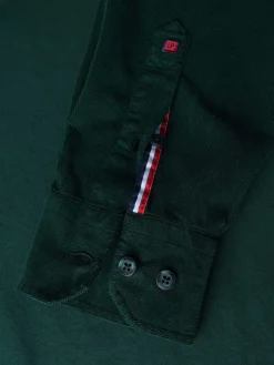 LION OF PORCHES Slim Fit^Camisa slim fit de bombazine em cor lisa
