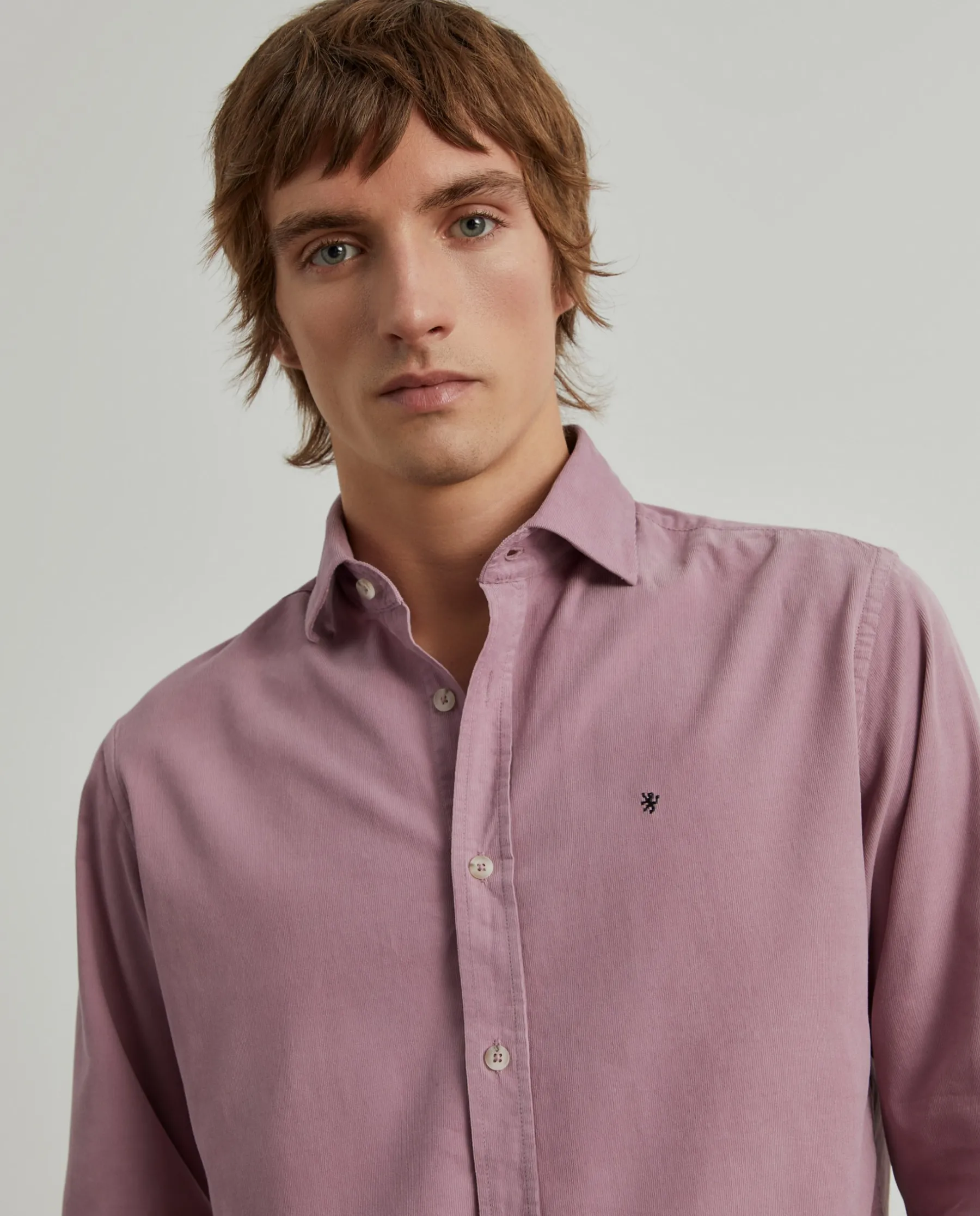 LION OF PORCHES Slim Fit^Camisa slim fit de bombazine