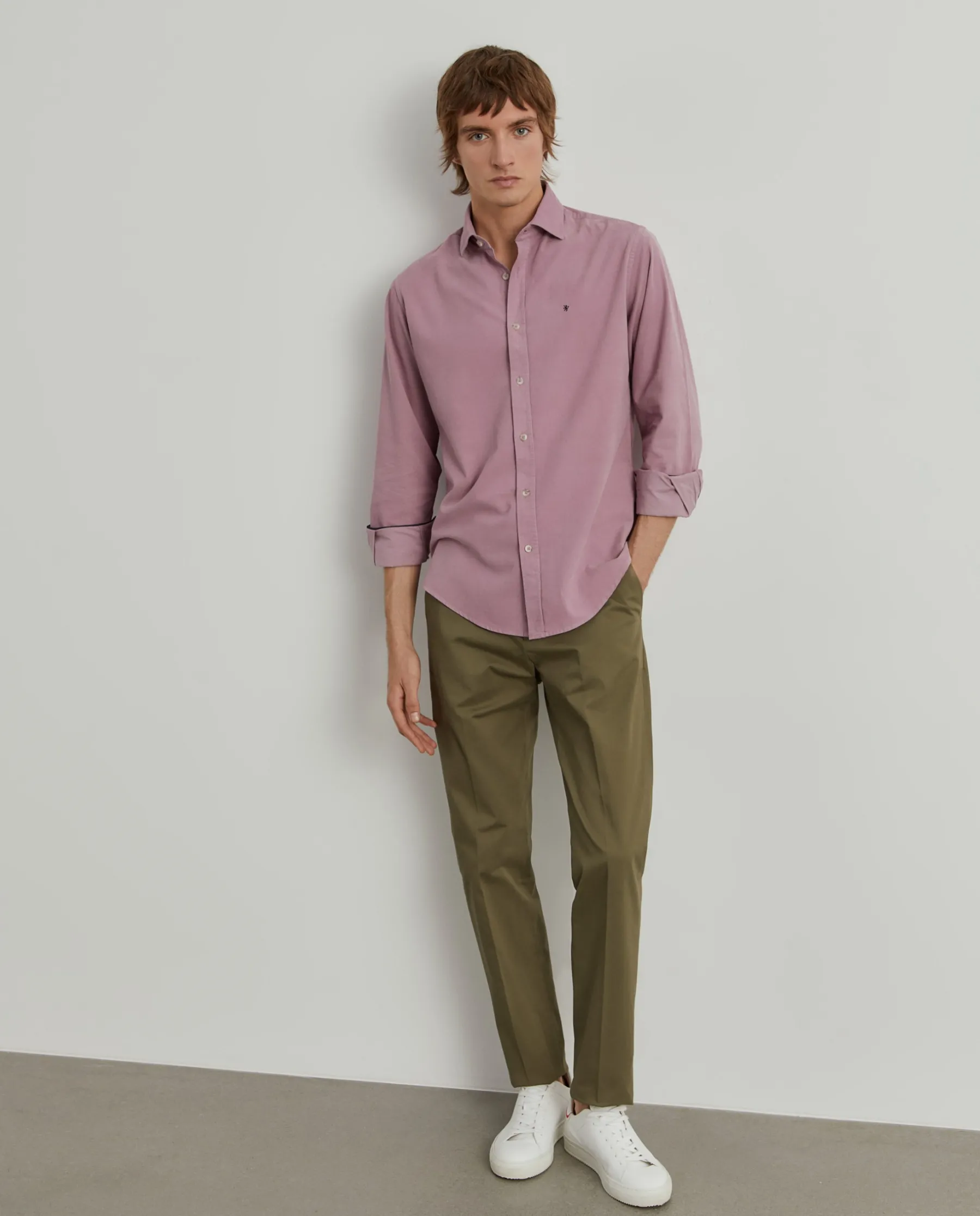 LION OF PORCHES Slim Fit^Camisa slim fit de bombazine