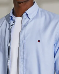 LION OF PORCHES Slim Fit^Camisa slim fit em algodão