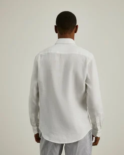 LION OF PORCHES Slim Fit^Camisa slim fit em linho garment dye