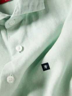 LION OF PORCHES Slim Fit^Camisa slim fit em linho garment dye