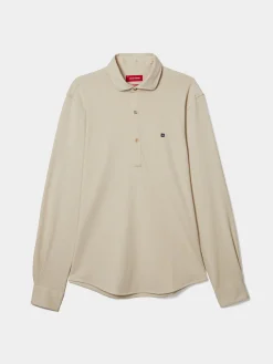 LION OF PORCHES Slim Fit^Camisa slim fit em malha piqué com carcela de polo