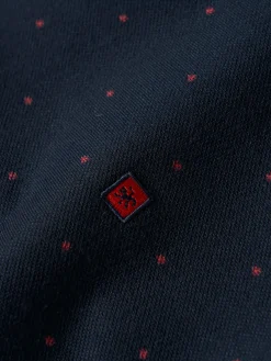 LION OF PORCHES Slim Fit^Camisa slim fit em malha piquê com padrão